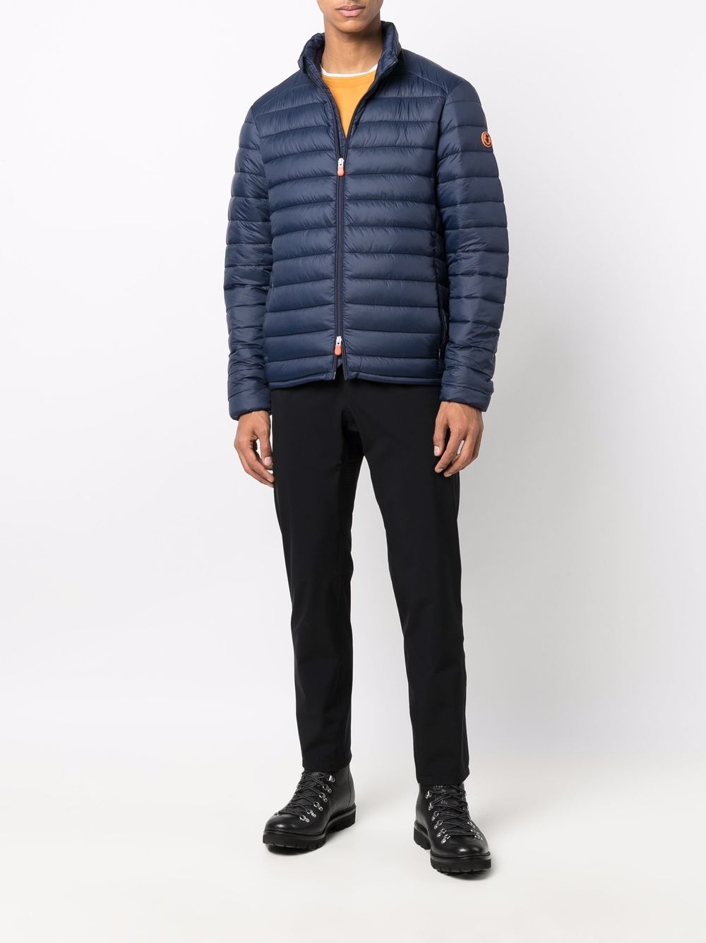 zip-up padded jacket