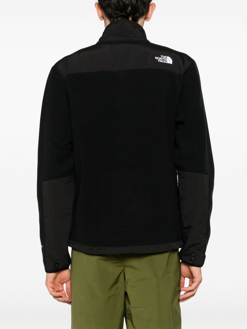 logo-print fleece jacket