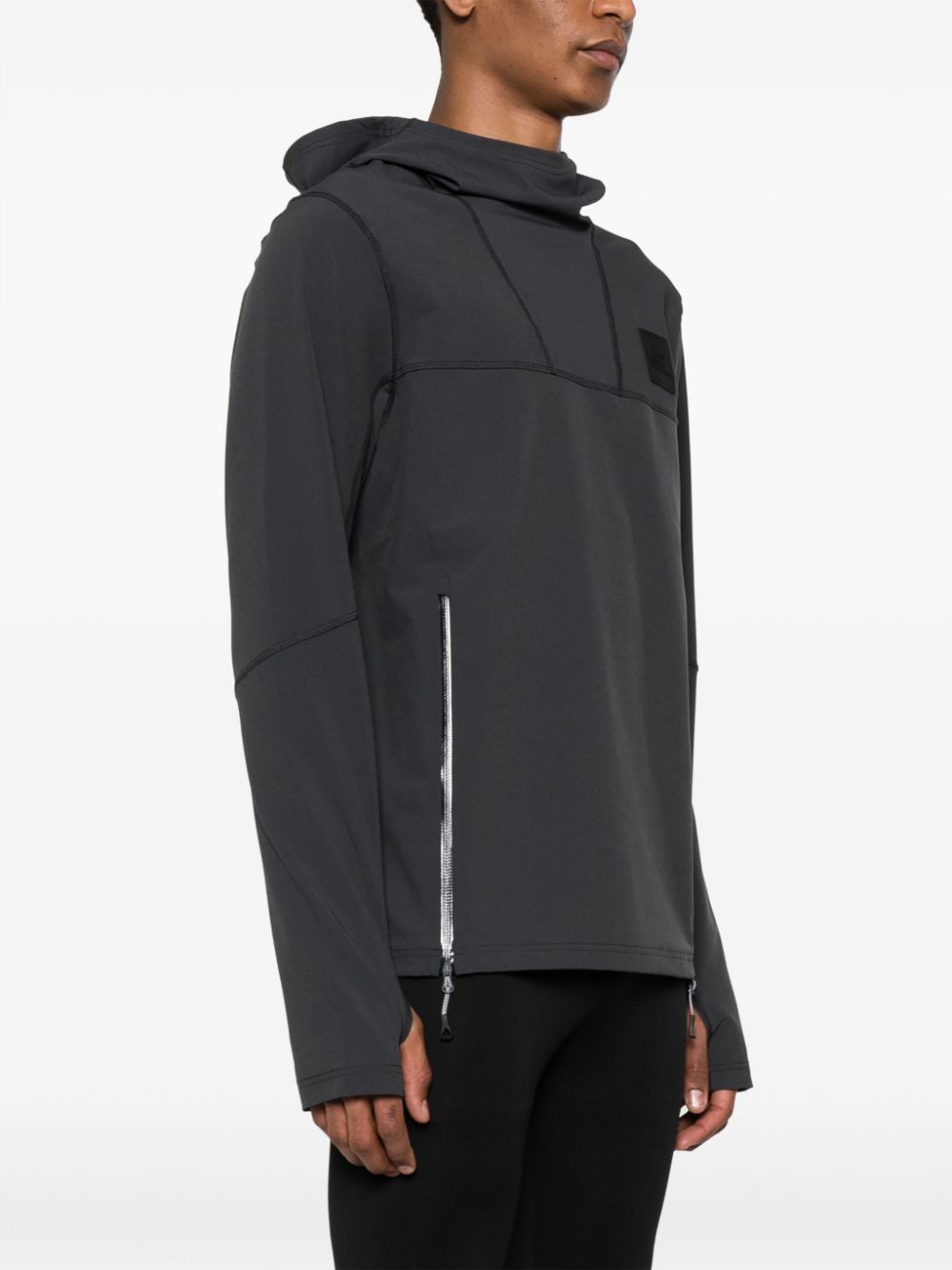 Sweat à capuche avec patch logo Tech 2000S