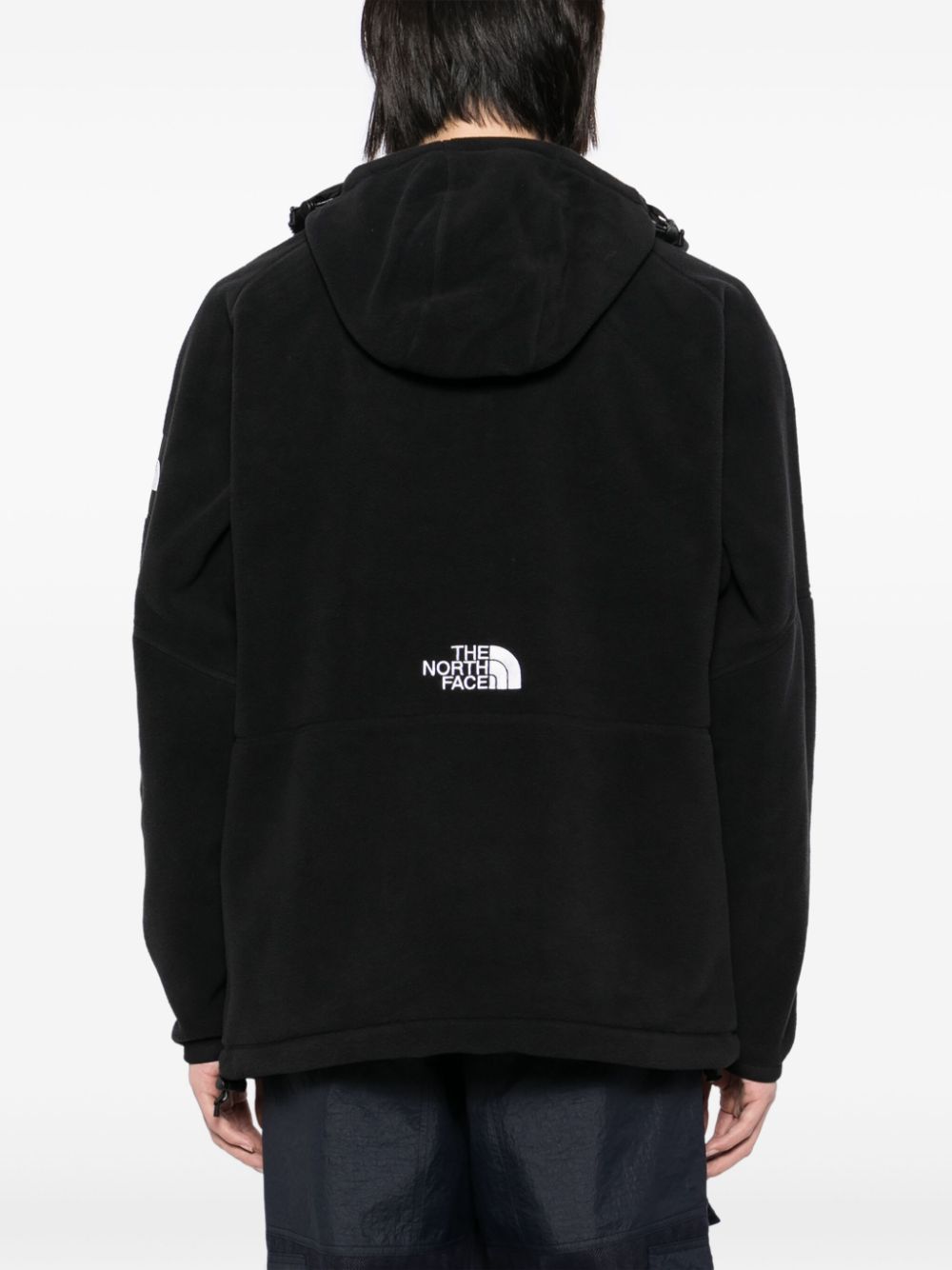 shearling hooded jacket