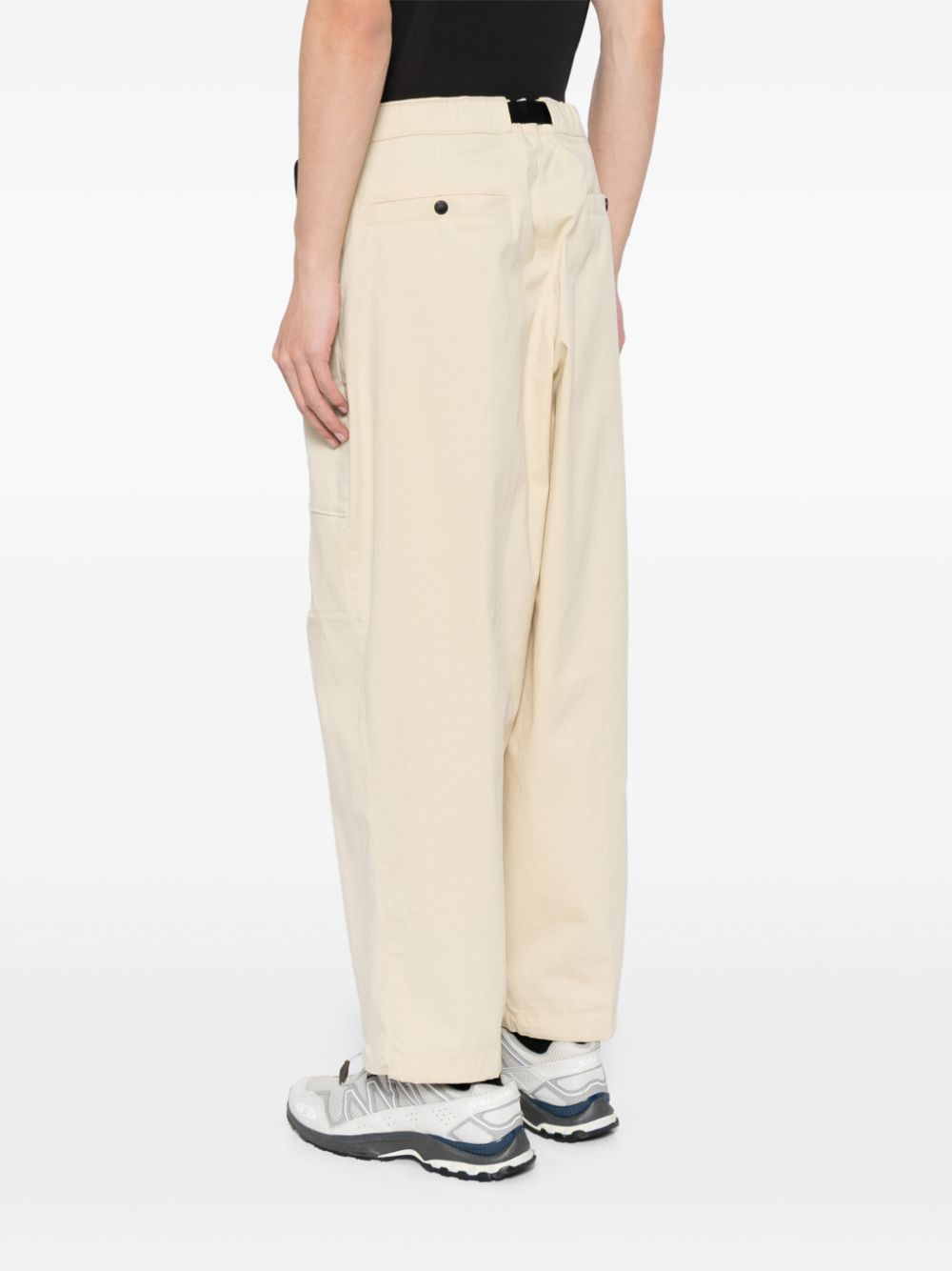 logo-embroidered trousers