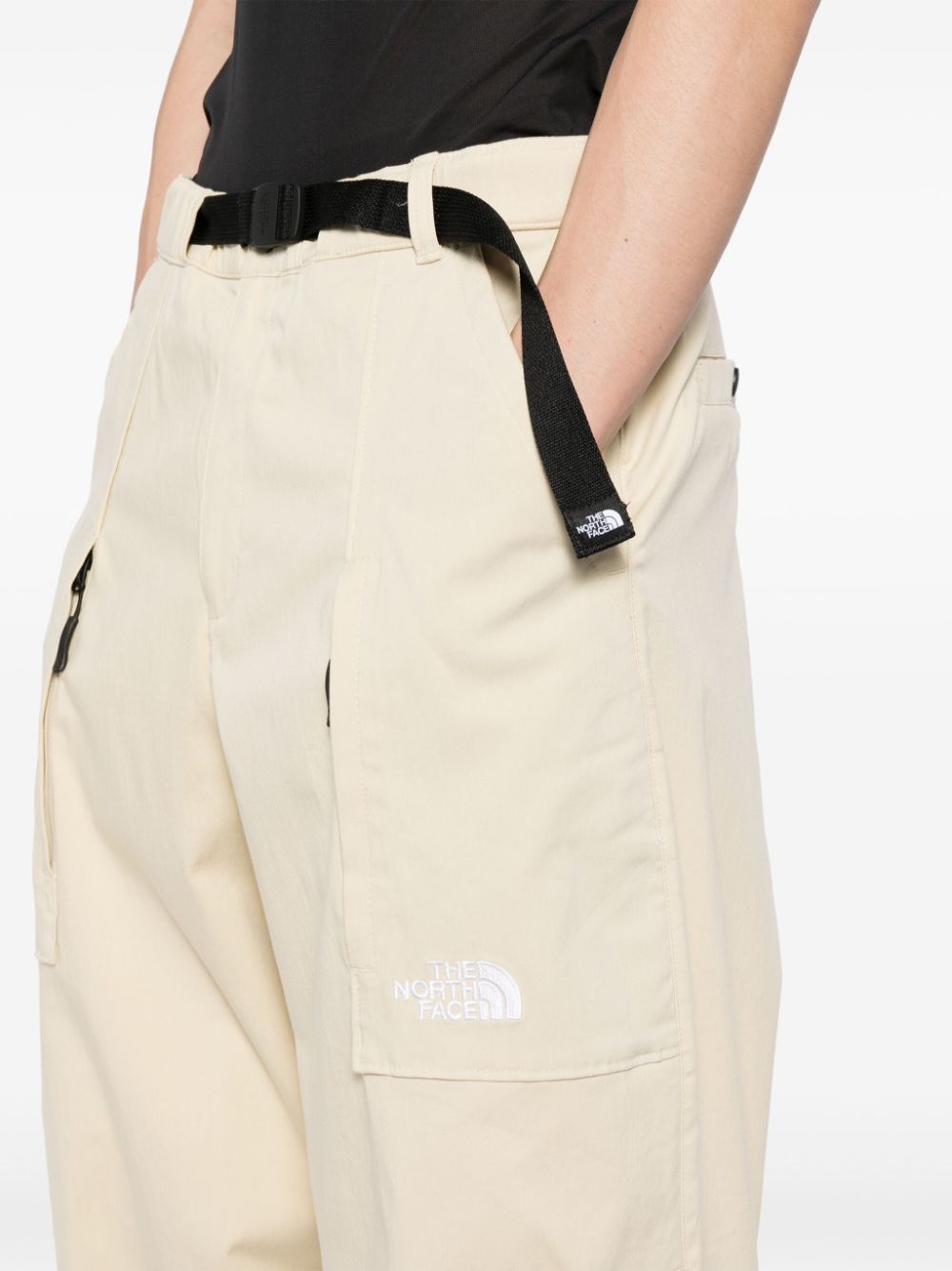 logo-embroidered trousers