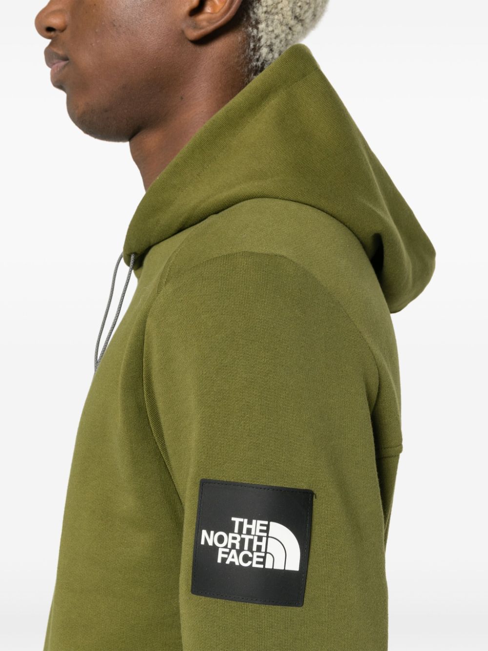 logo-print cotton hoodie