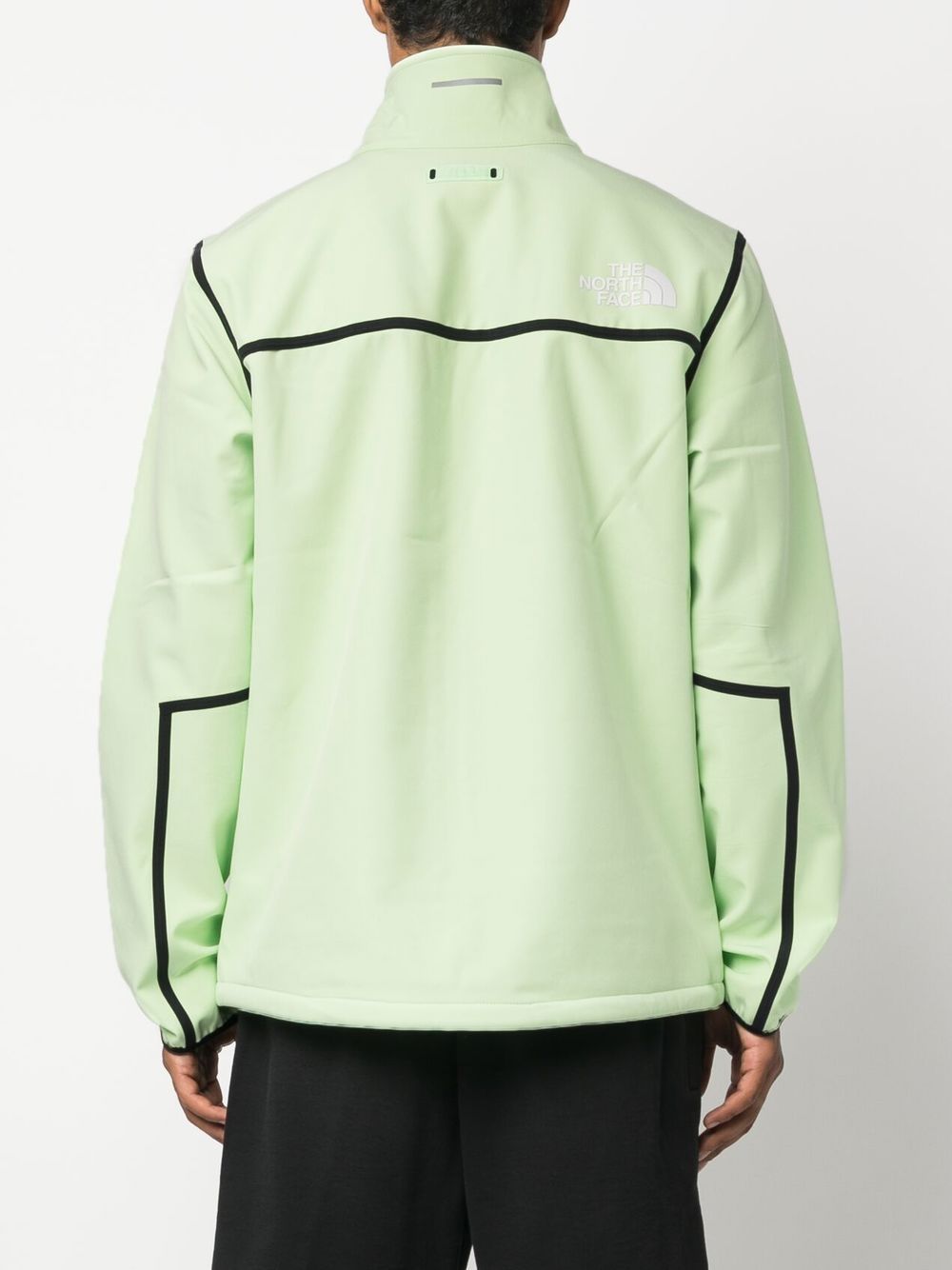 chest logo-print zipped jacket
