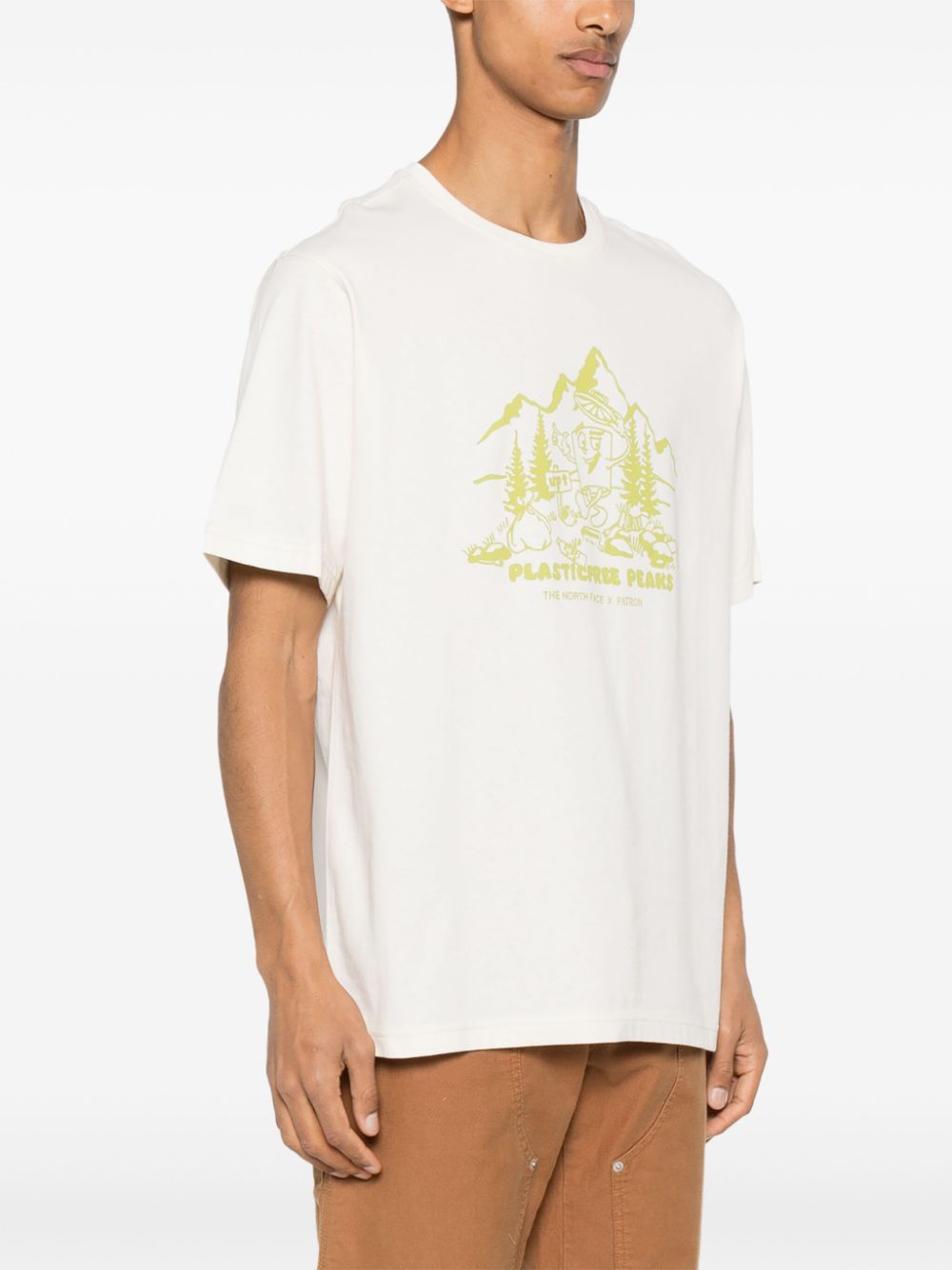 x T-shirt en coton Patron Nature