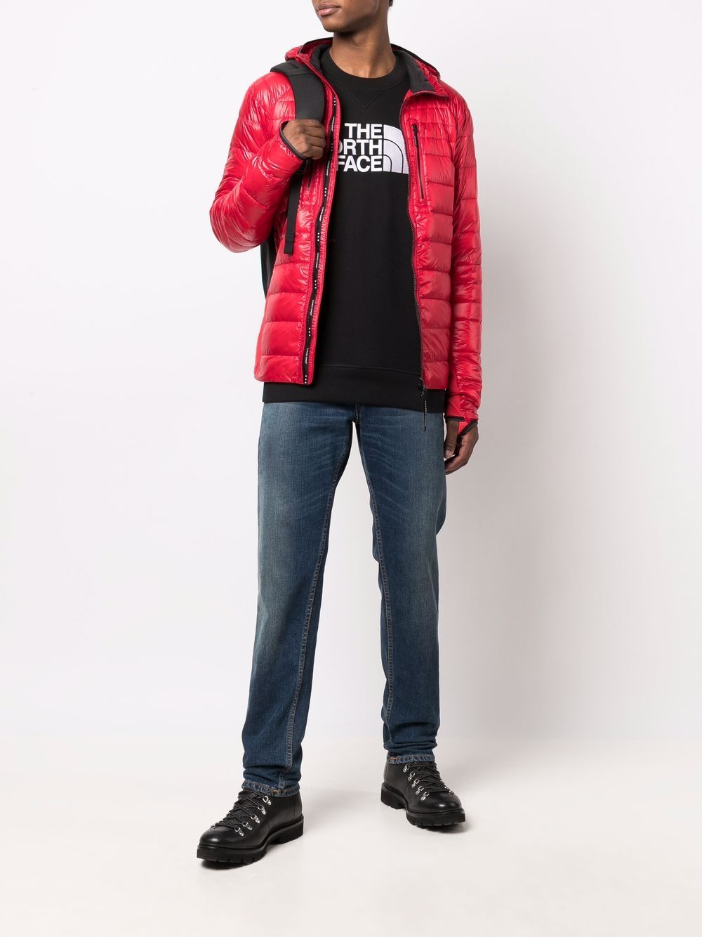 sweat-shirt avec logo imprimé