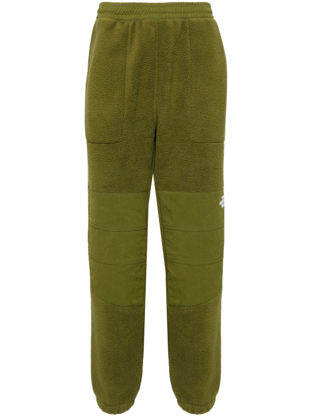 pantalon à empiècement polaire avec logo brodé