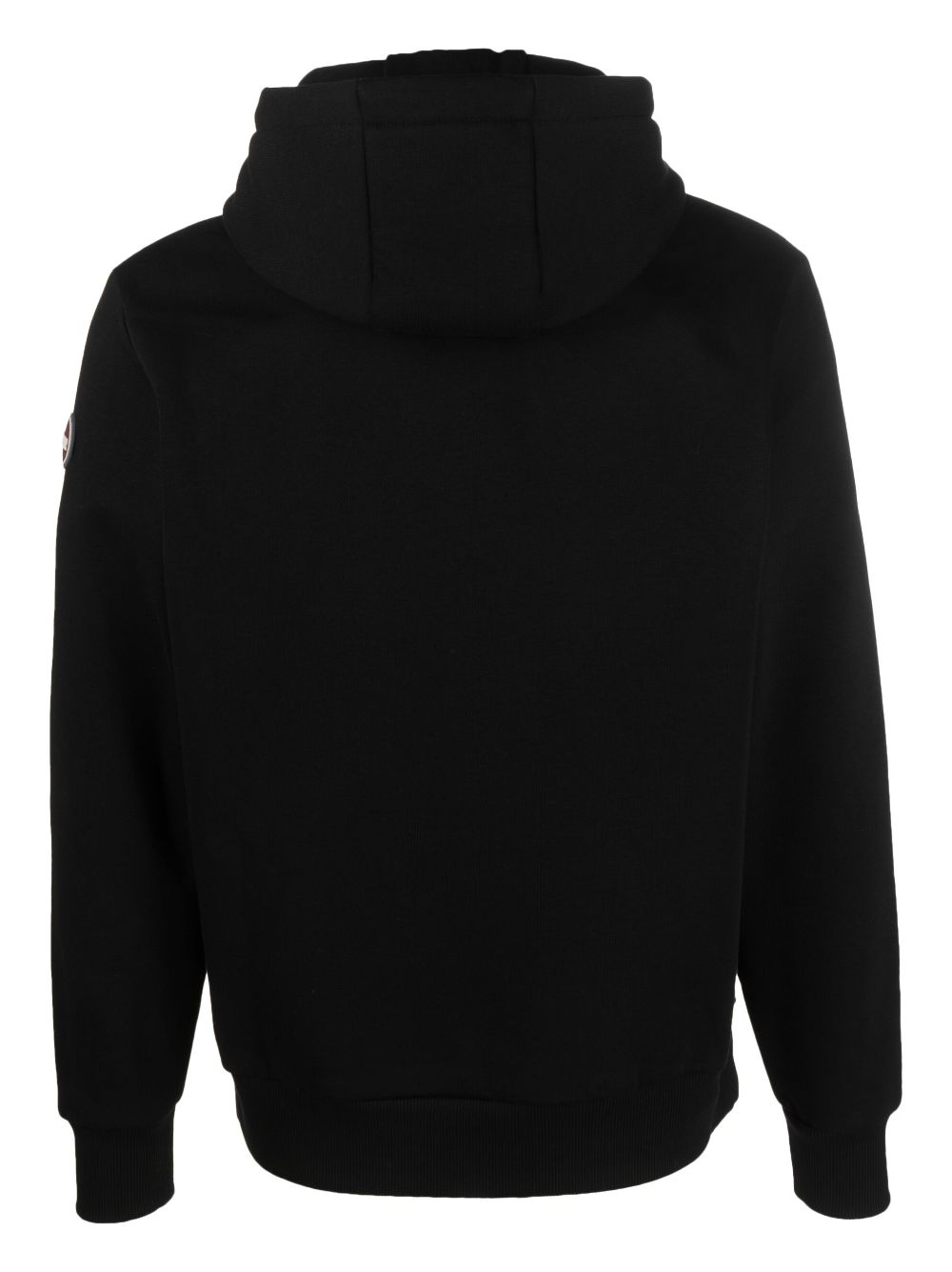 logo-patch long-sleeve hoodie