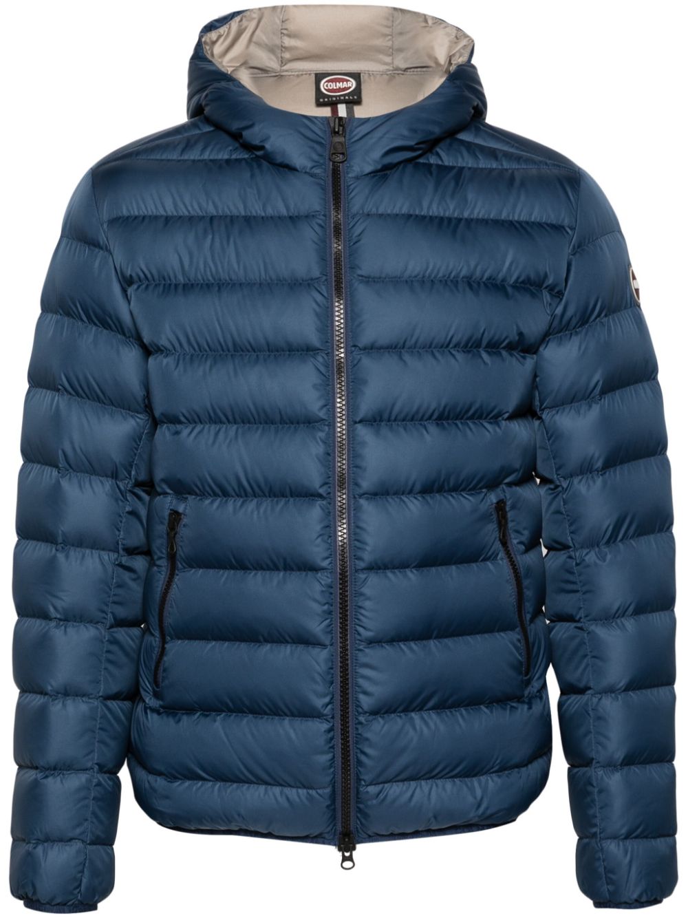hooded down jacket