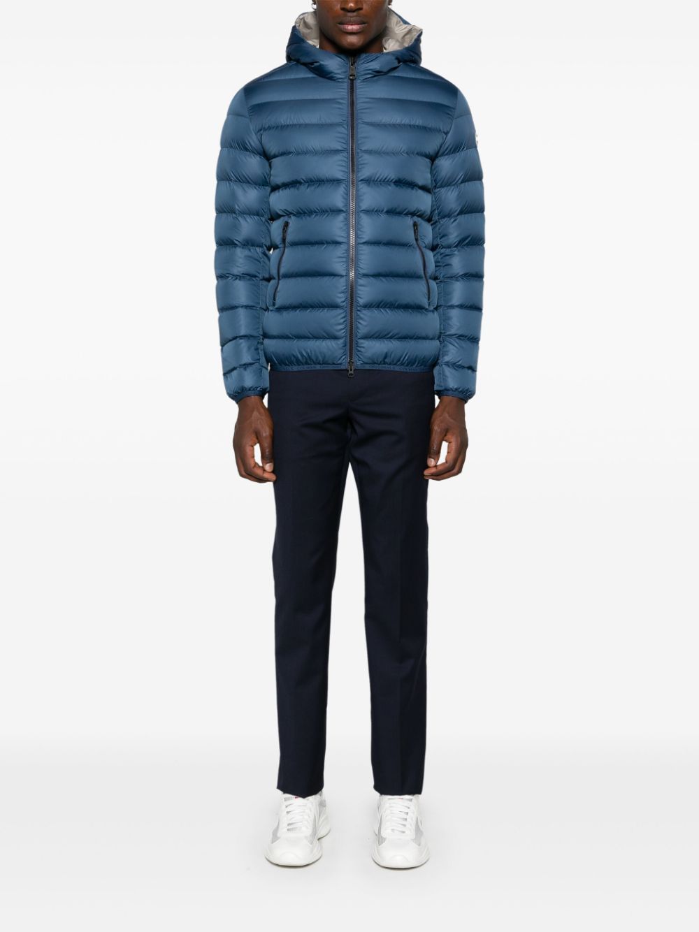 hooded down jacket