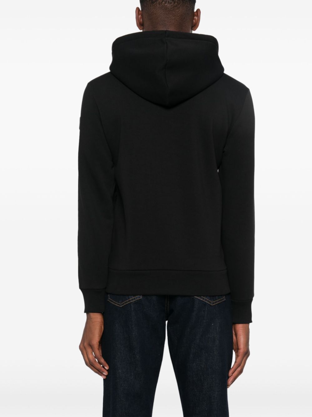 logo-appliqué zip-up hoodie