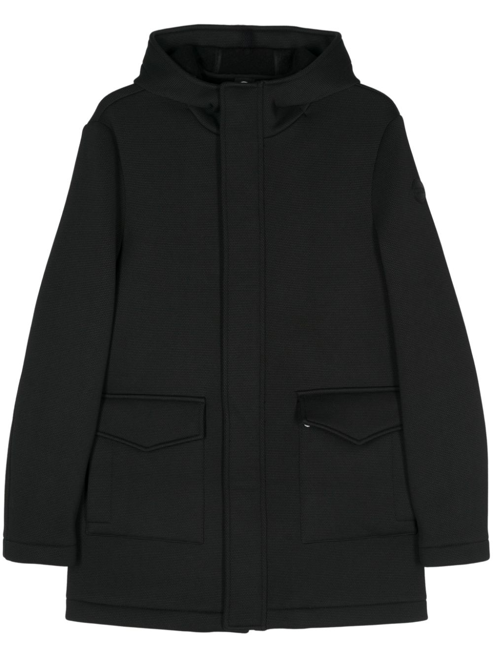 honeycomb-effect coat