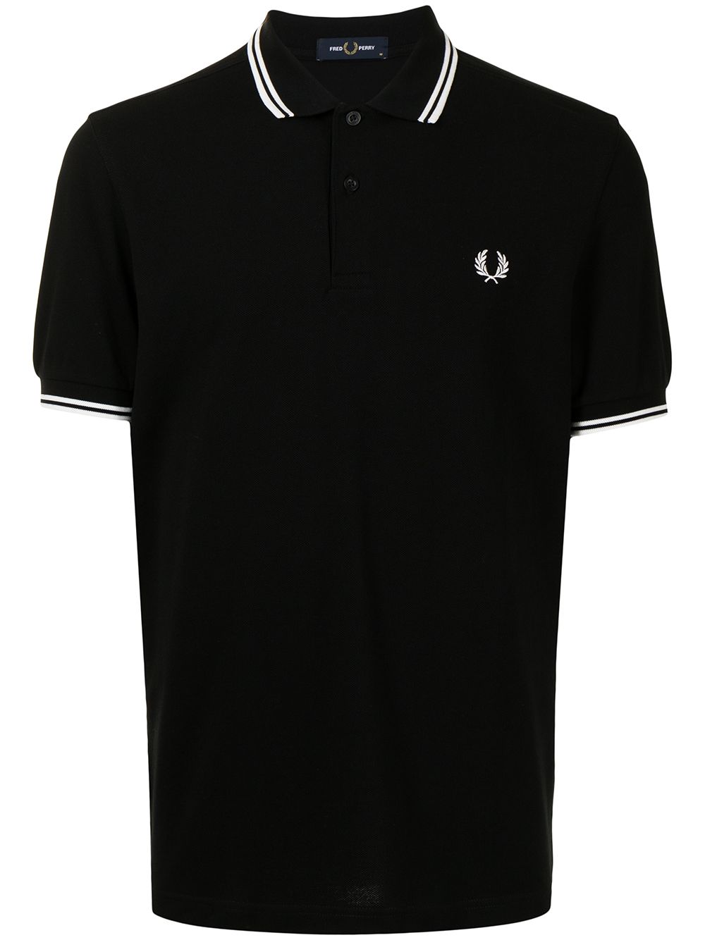 Polo en coton à double liseré