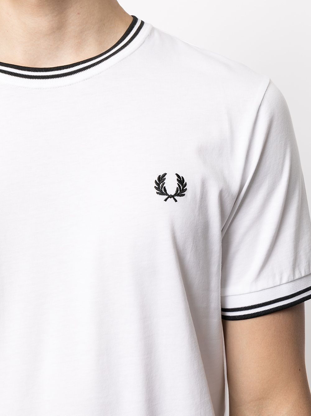 T-shirt en coton à double pointe