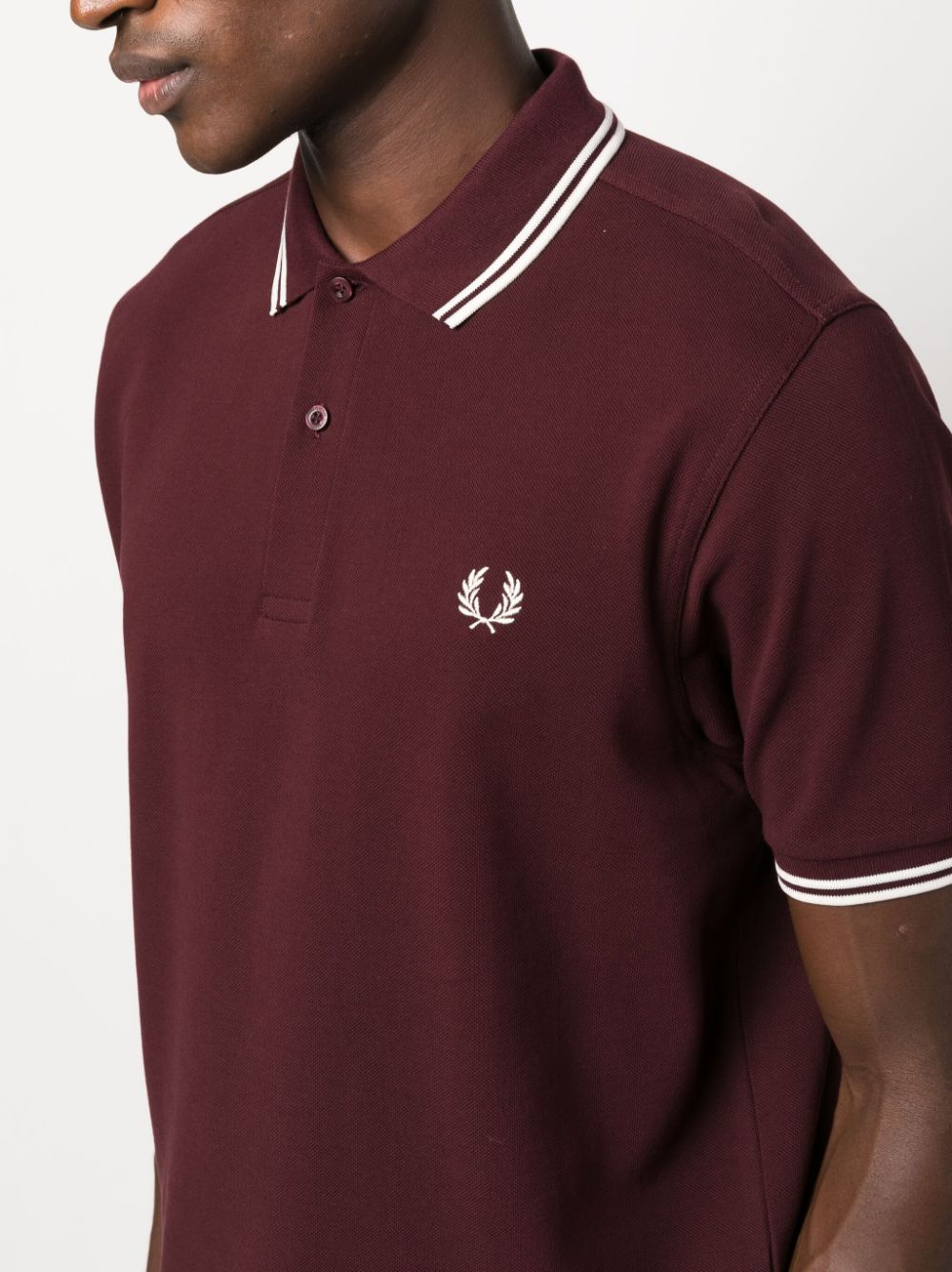 polo en coton avec logo brodé