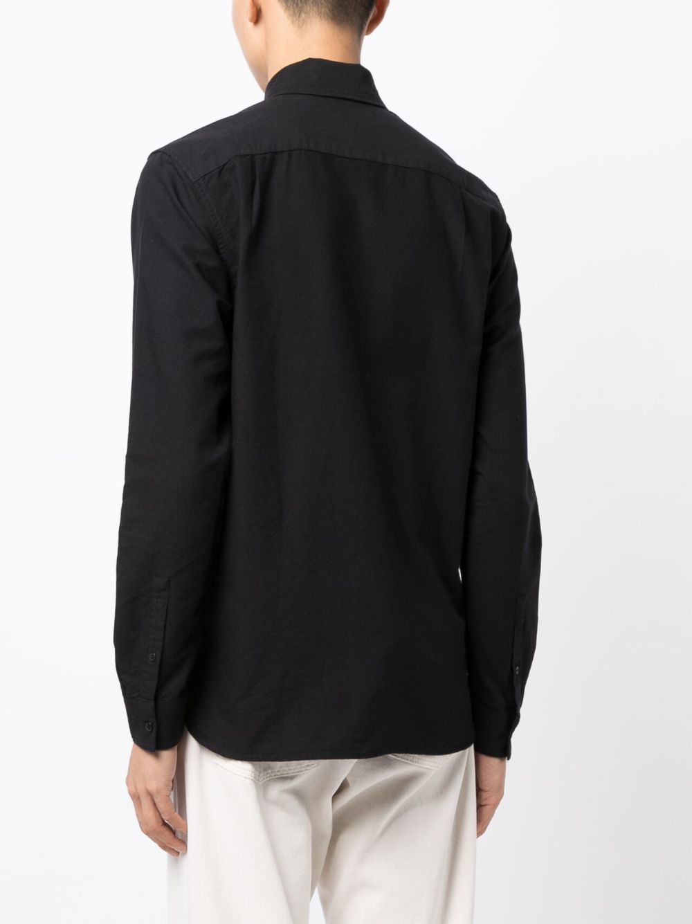 Oxford logo-embroidered cotton shirt