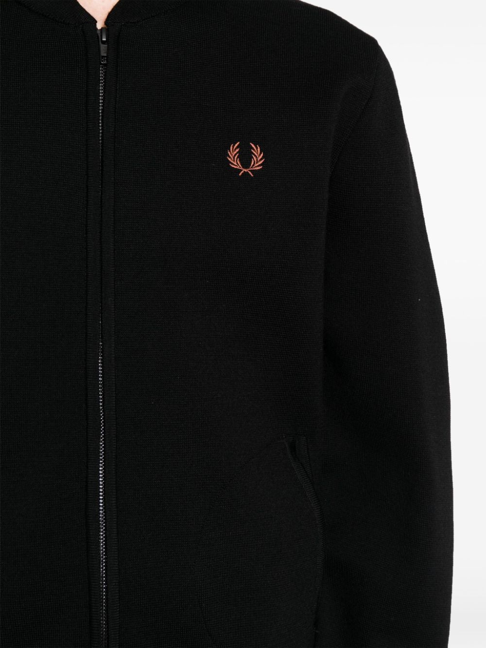zip-up bomber jacket