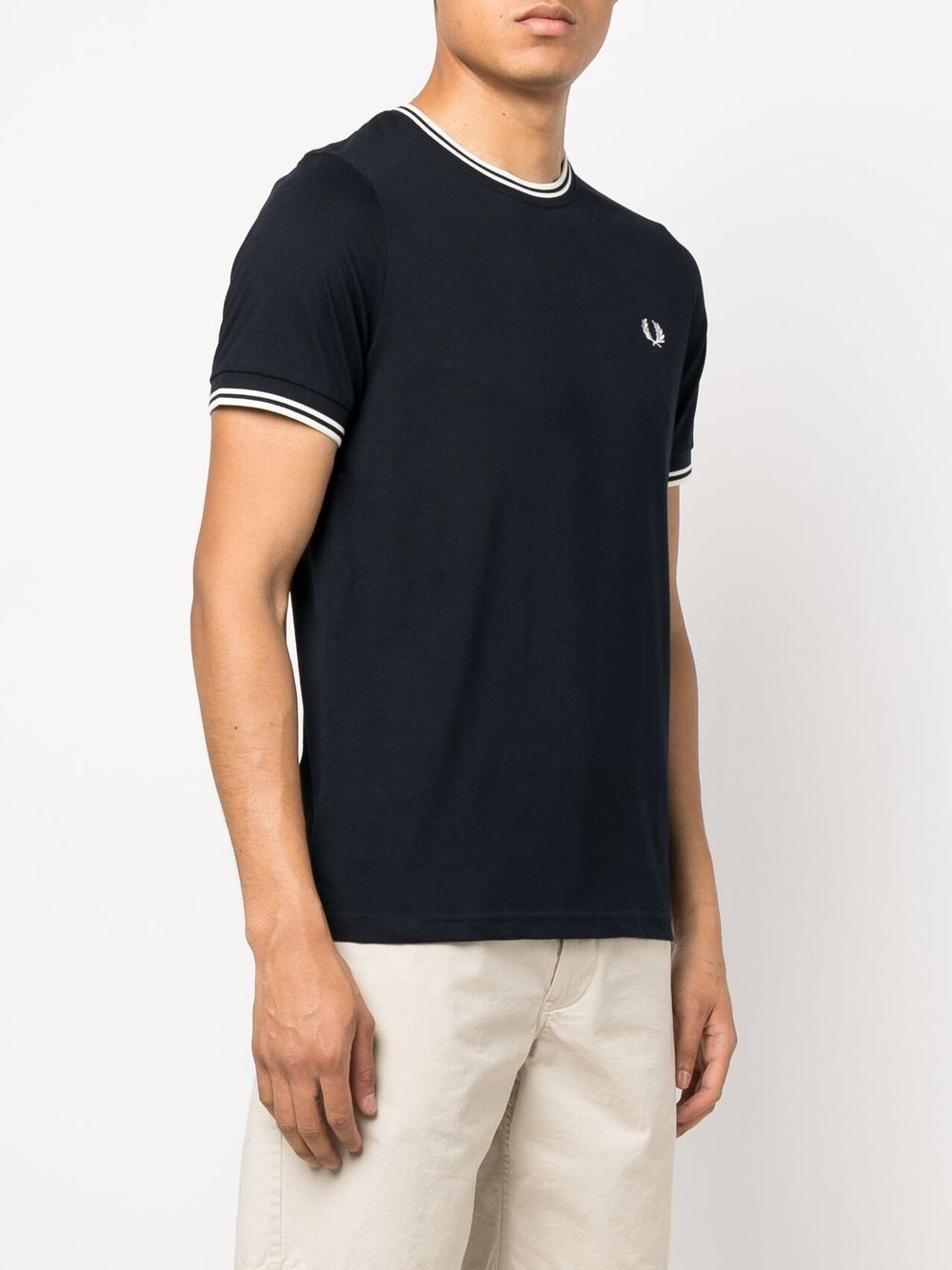T-shirt à manches courtes avec logo brodé