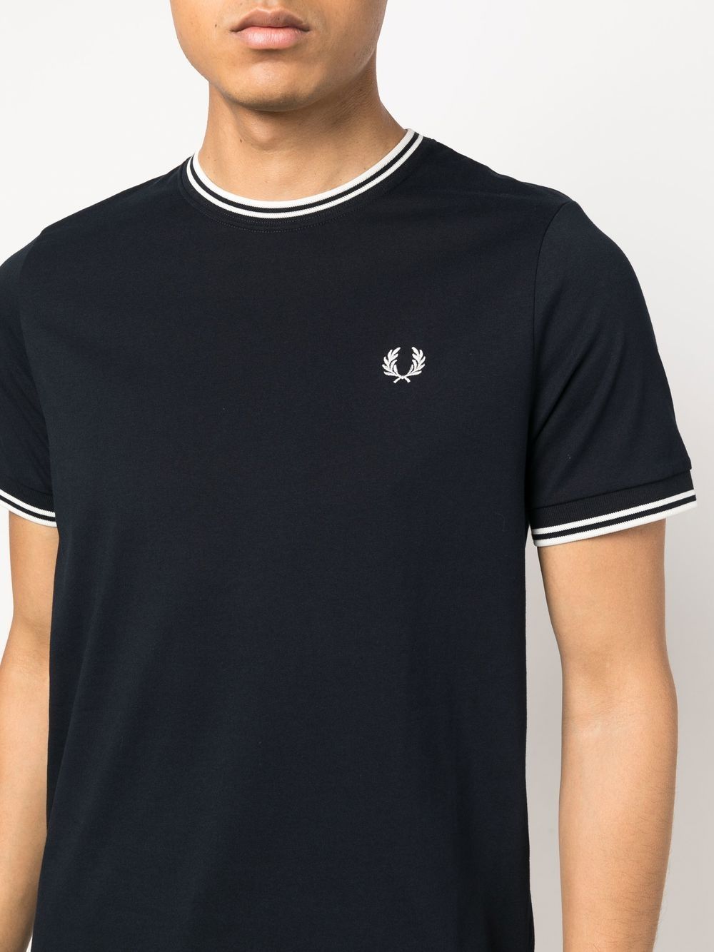 T-shirt à manches courtes avec logo brodé