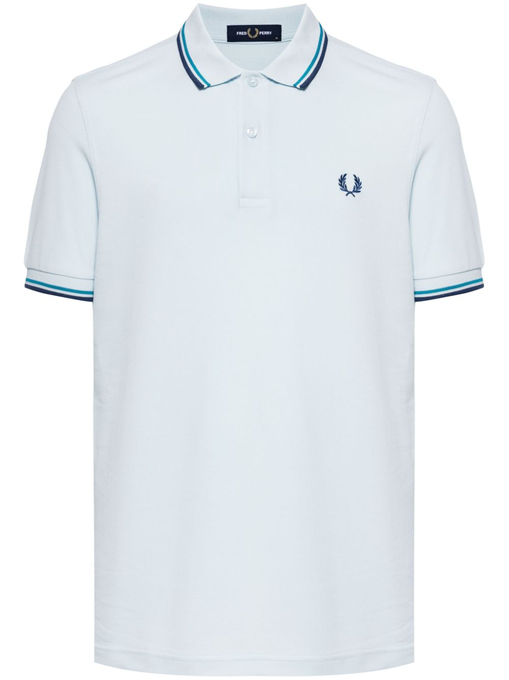 Polo à double liseré
