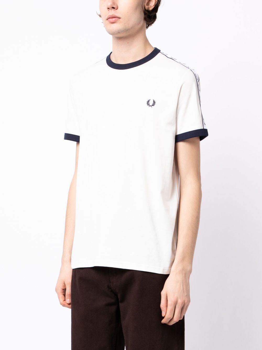 T-shirt ras du cou avec logo brodé