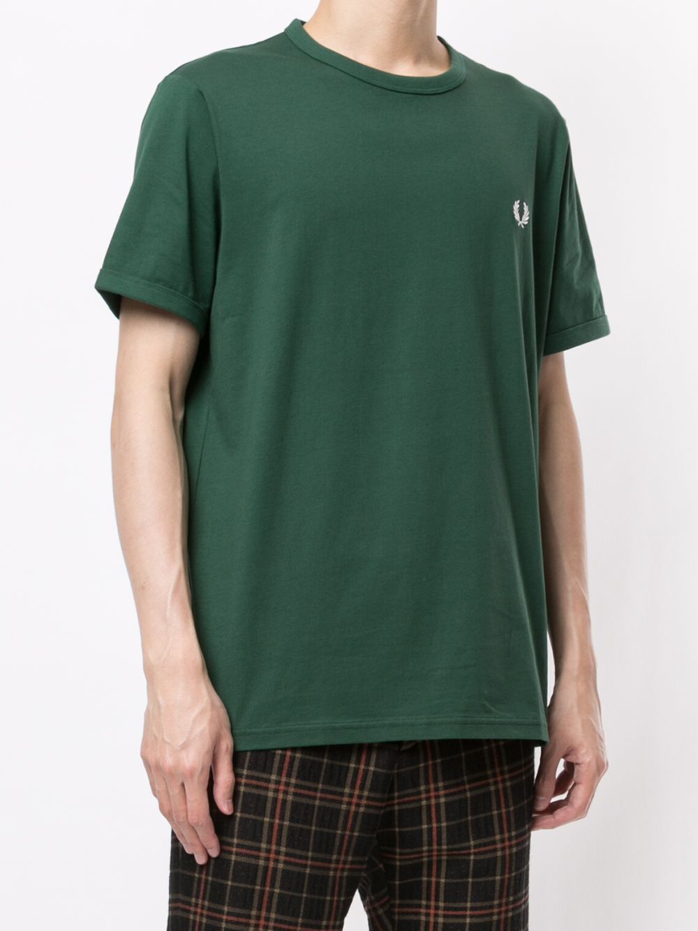 T-shirt en coton avec logo brodé