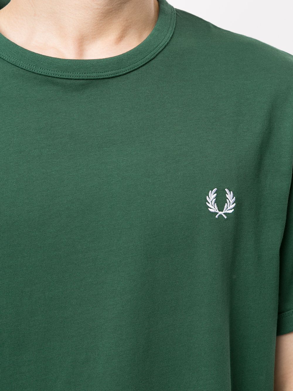 T-shirt en coton avec logo brodé