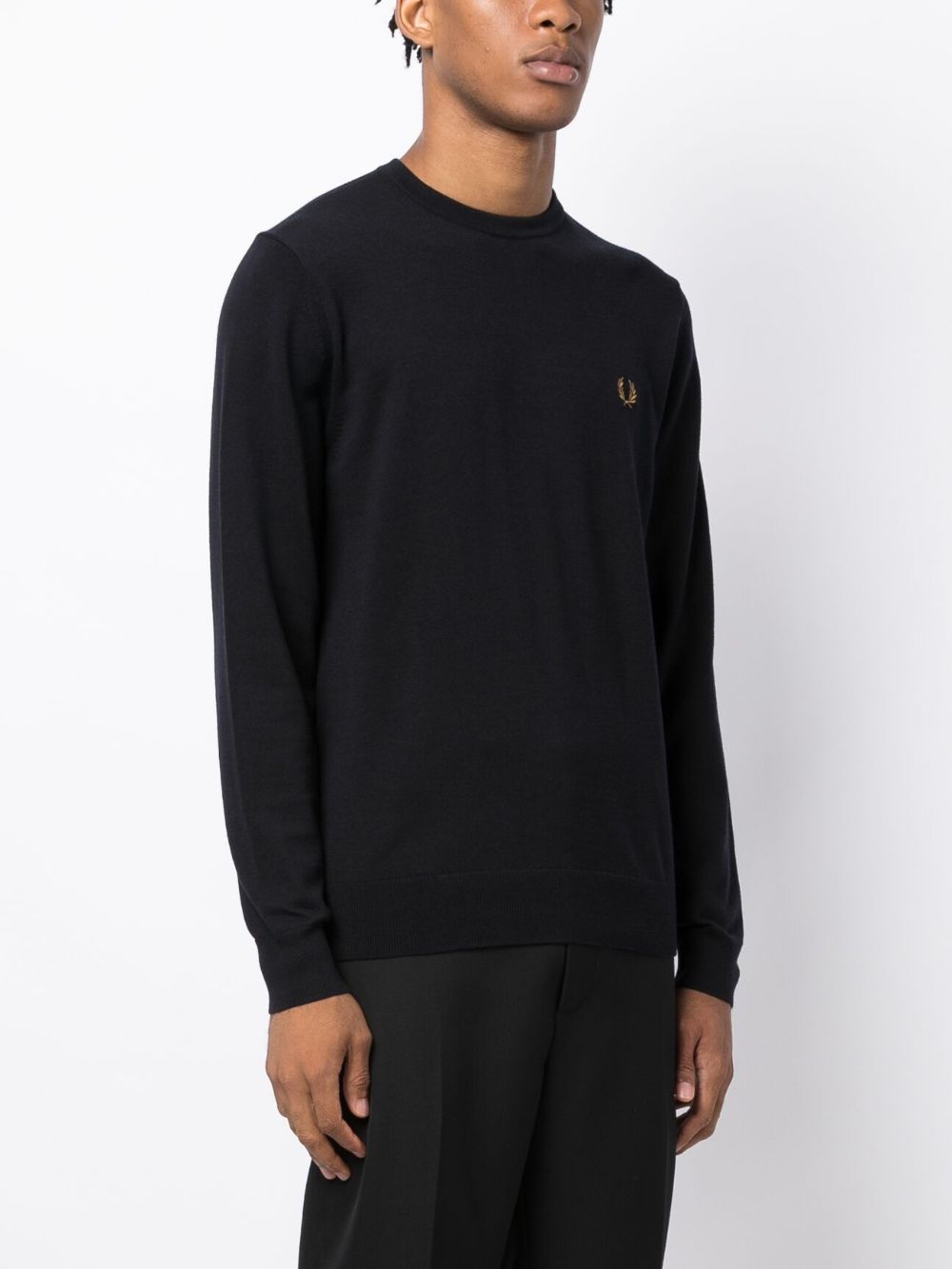 logo-embroidered sweater