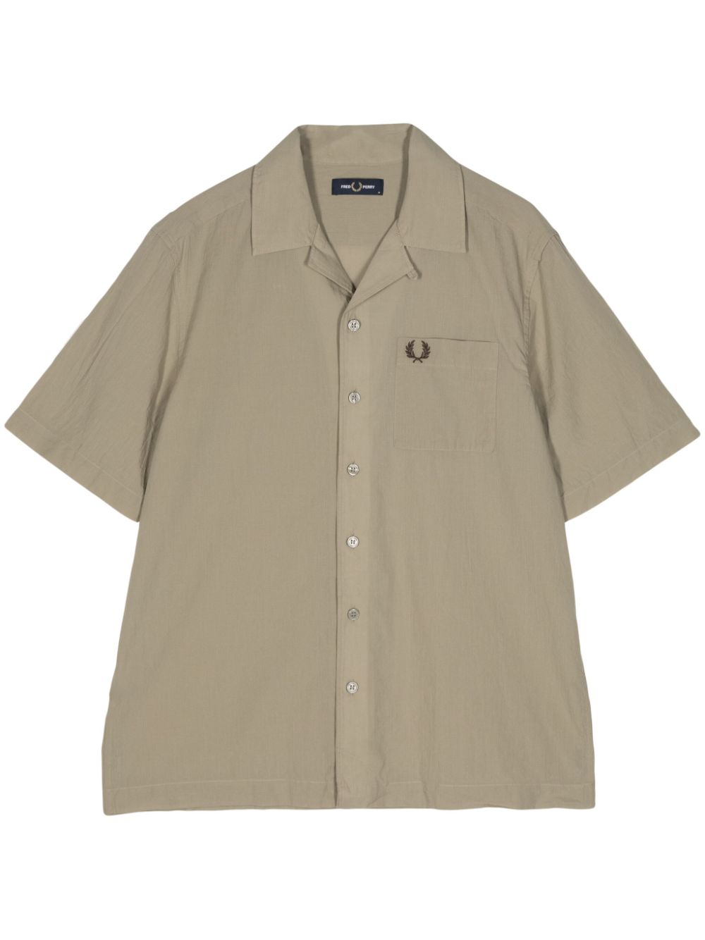 lightweight cotton-crepe shirt