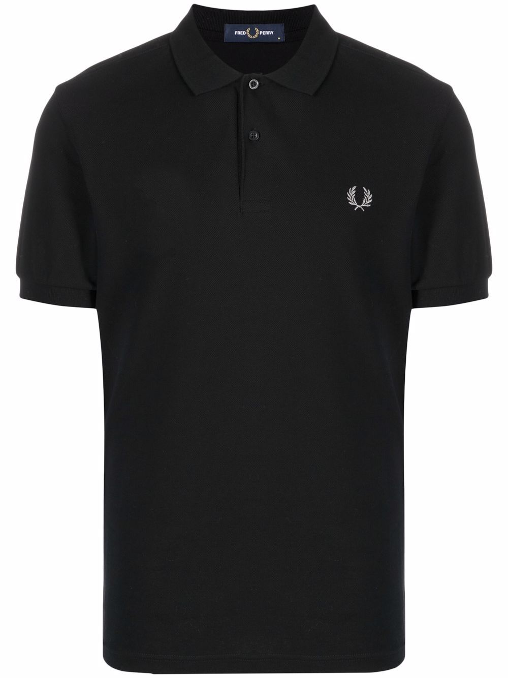 embroidered logo polo shirt