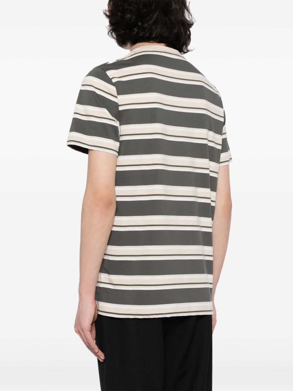 T-shirt en coton rayé