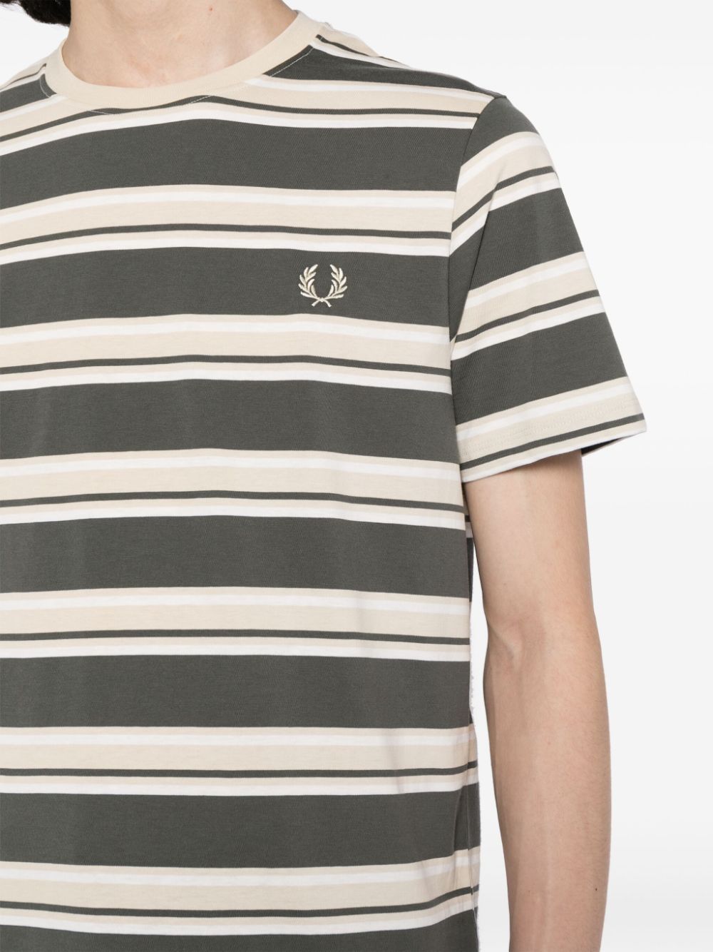 T-shirt en coton rayé