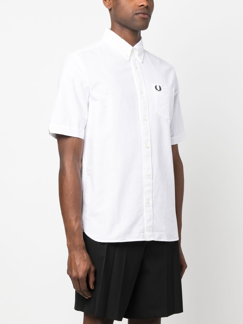 chemise en coton à manches courtes