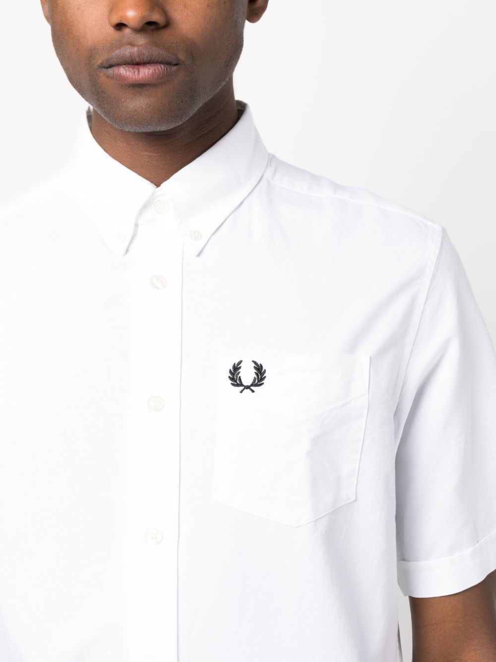chemise en coton à manches courtes