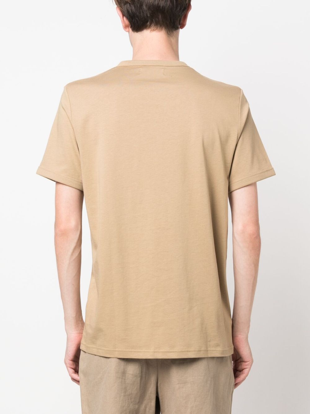 logo-embroidered cotton T-shirt