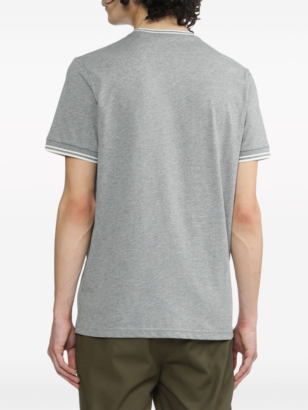 t-shirt en coton avec logo brodé
