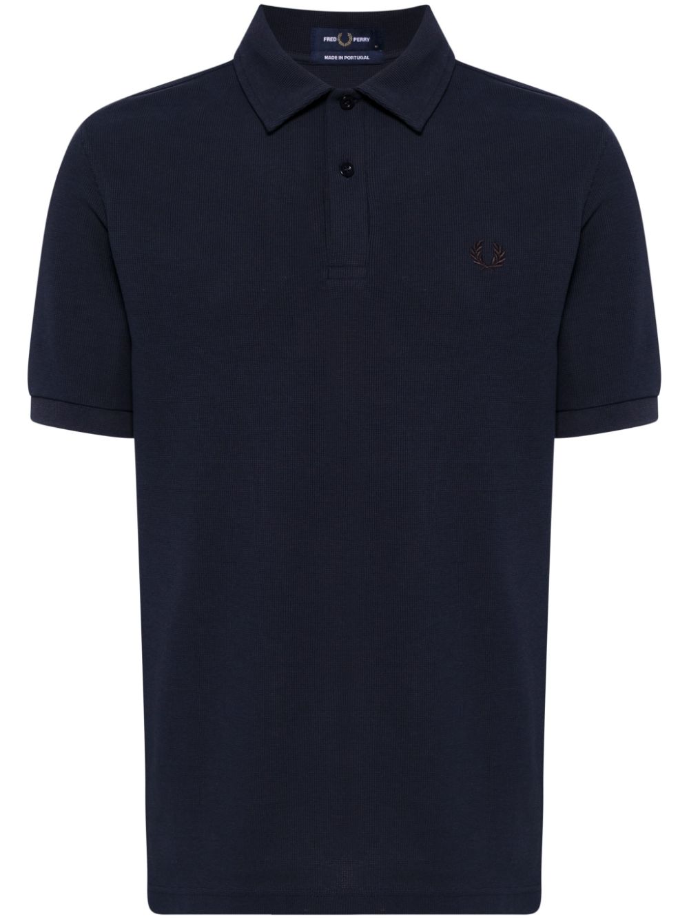 logo-embroidered polo shirt