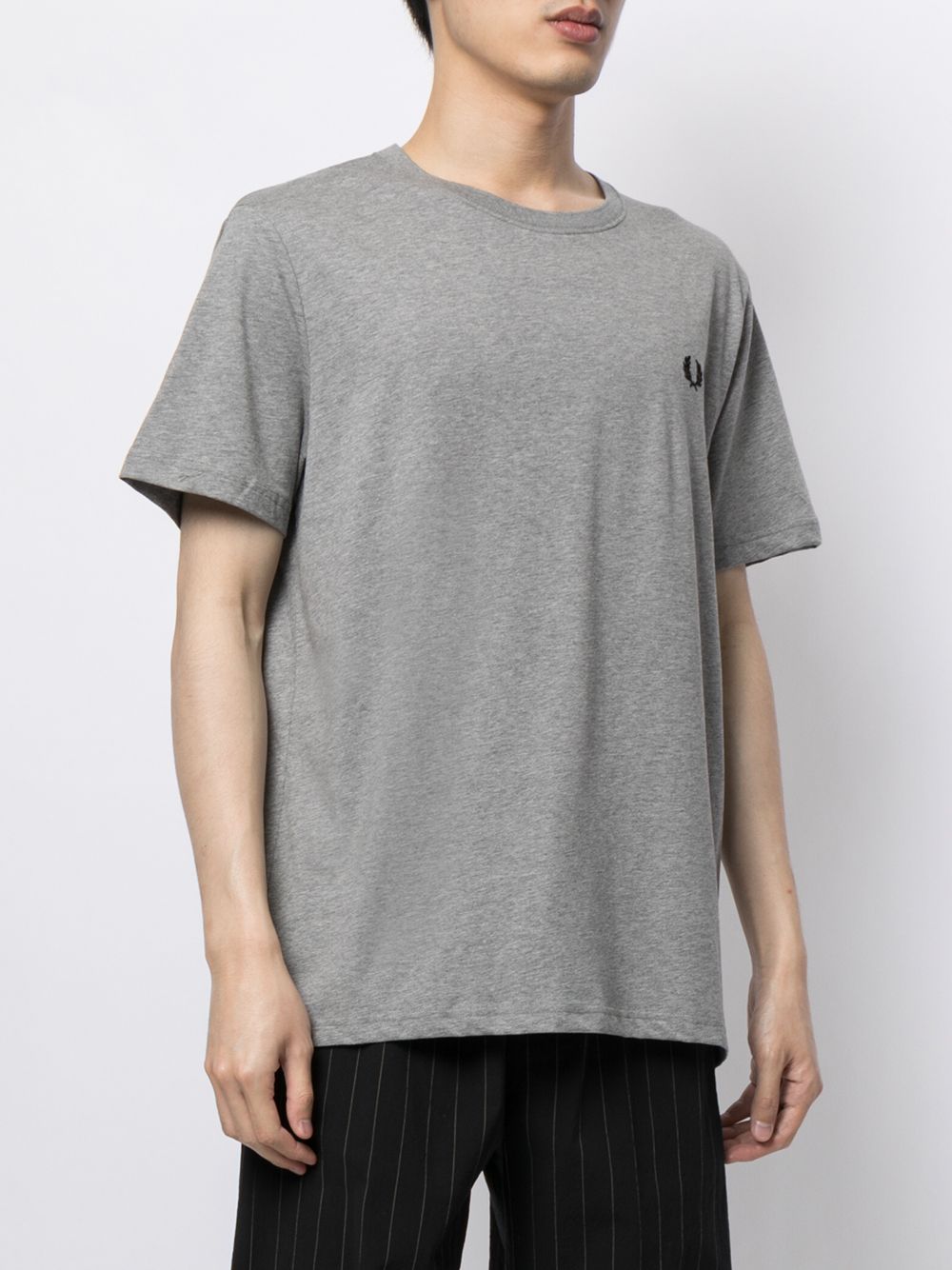 T-shirt à manches courtes avec logo brodé
