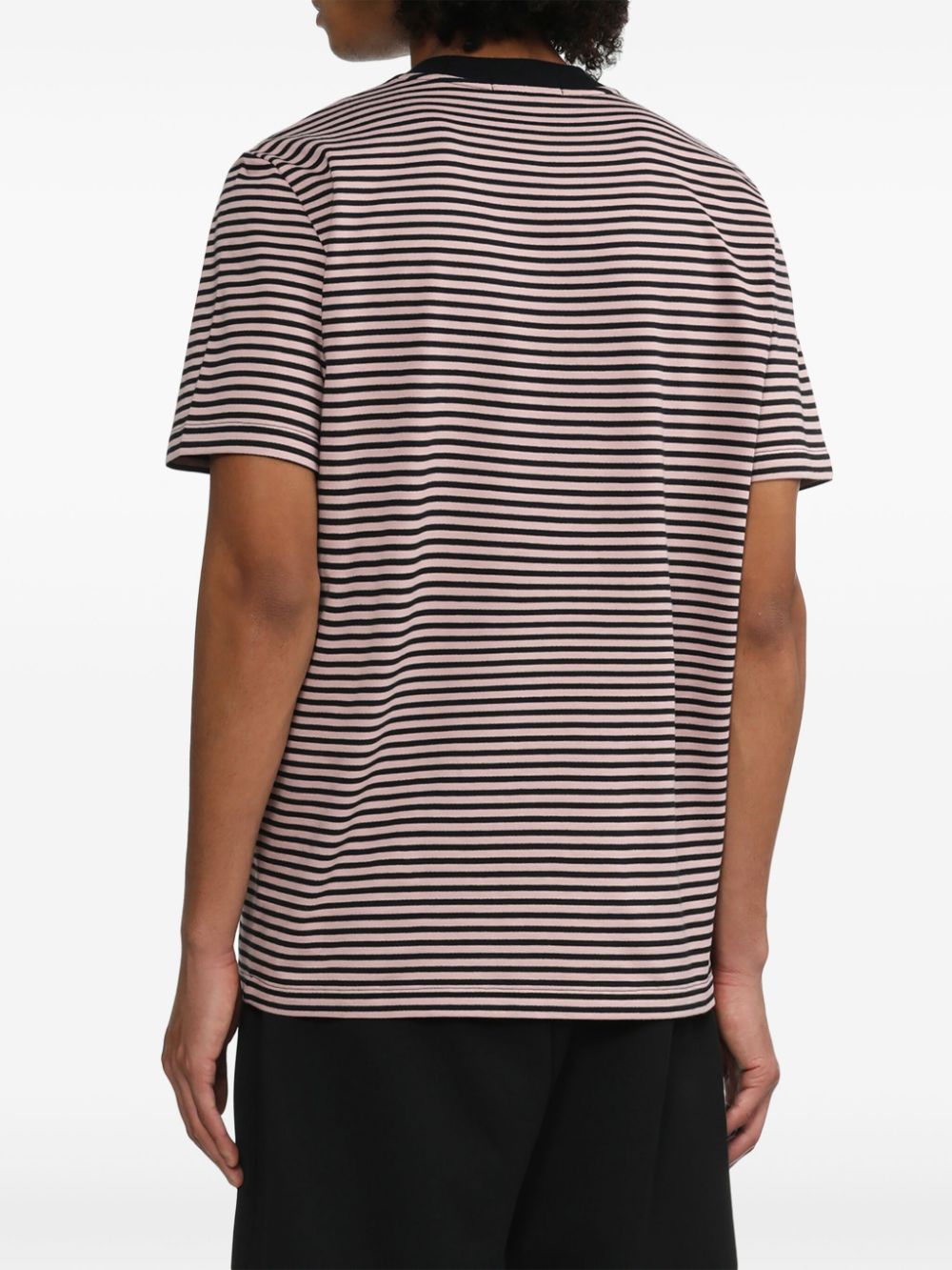 logo-embroidered cotton T-shirt