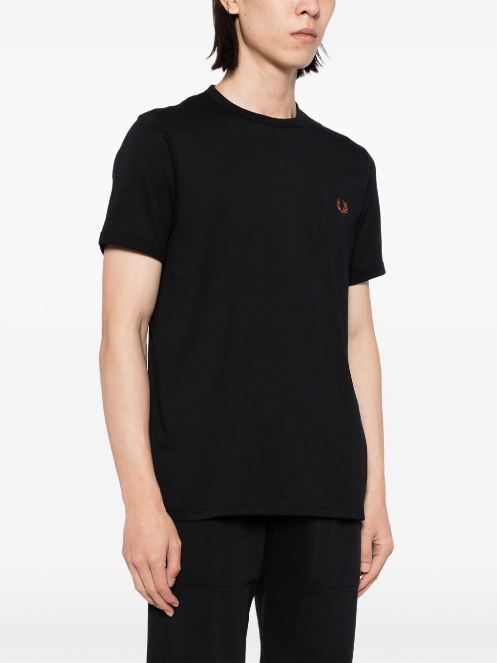 embroidered logo crew-neck sweatshirt