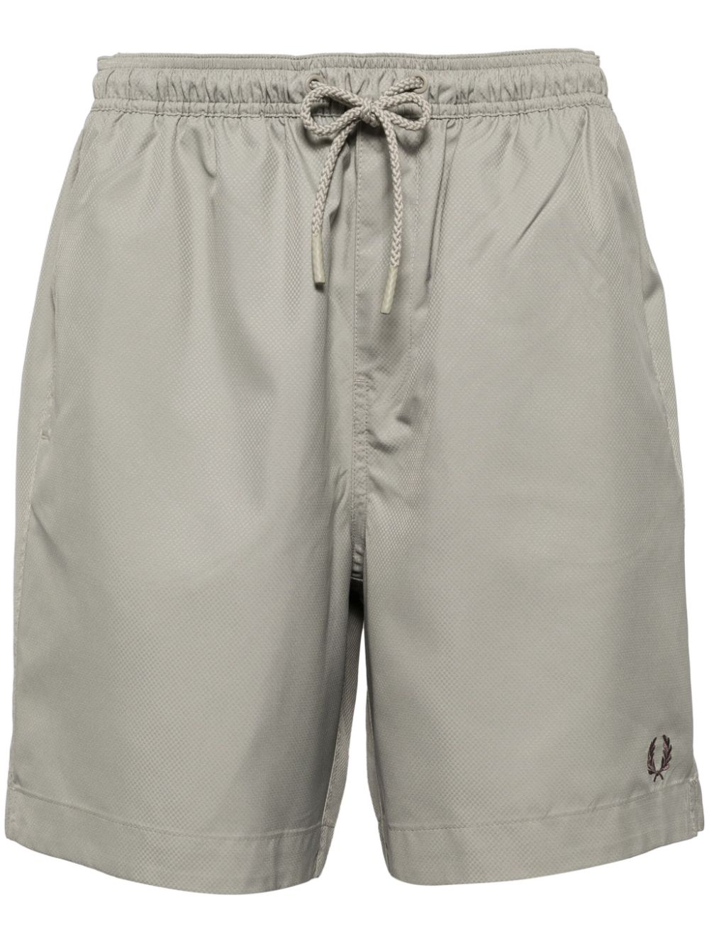 logo-embroidered swim shorts