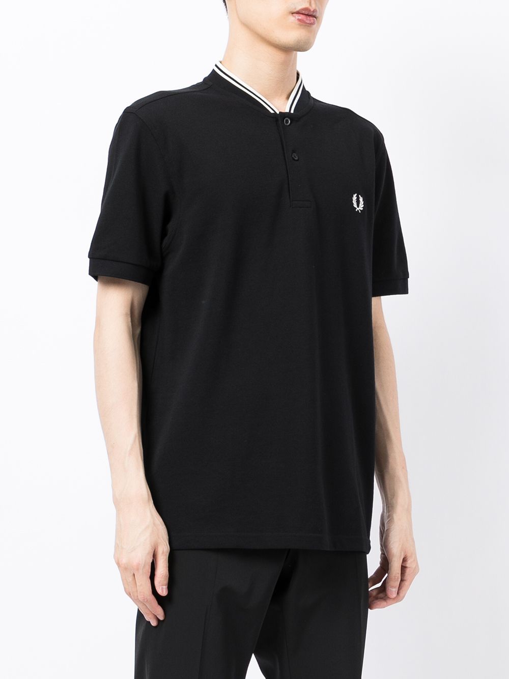 T-shirt polo avec logo brodé