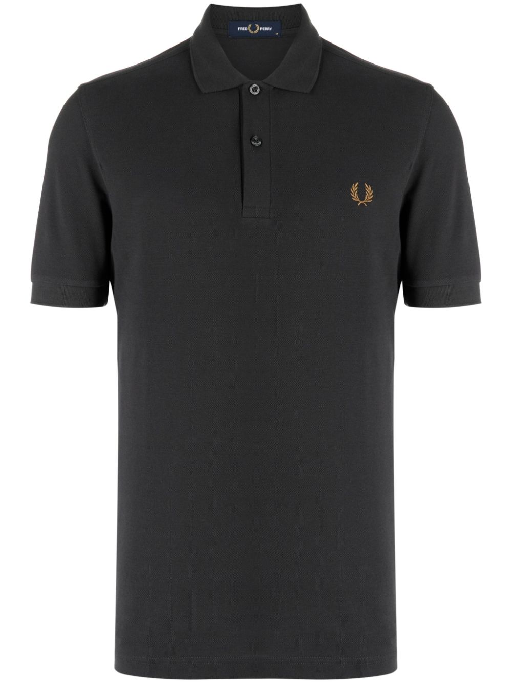 Laurel Wreath-embroidered cotton polo shirt