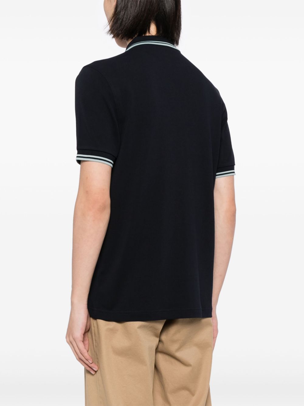 Polo à double liseré M3600