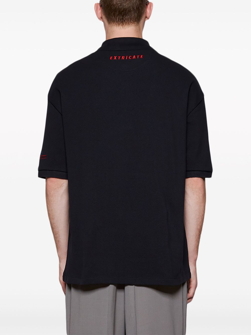 polo en coton avec logo brodé