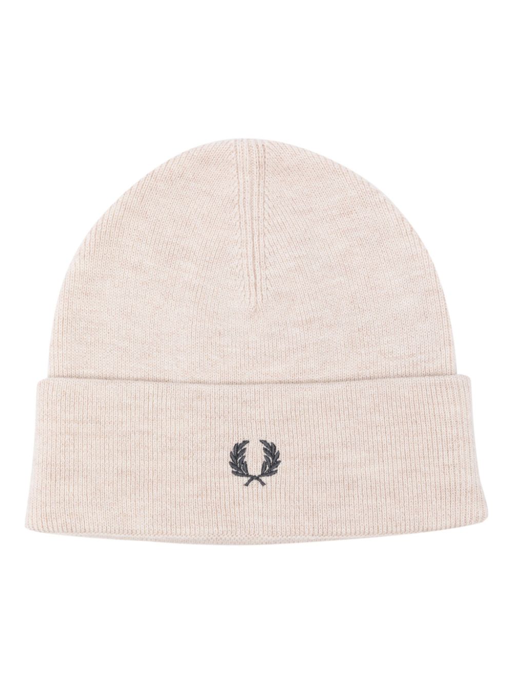 embroidered-logo beanie hat