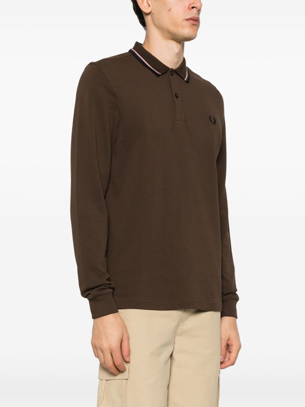 polo en coton avec logo brodé