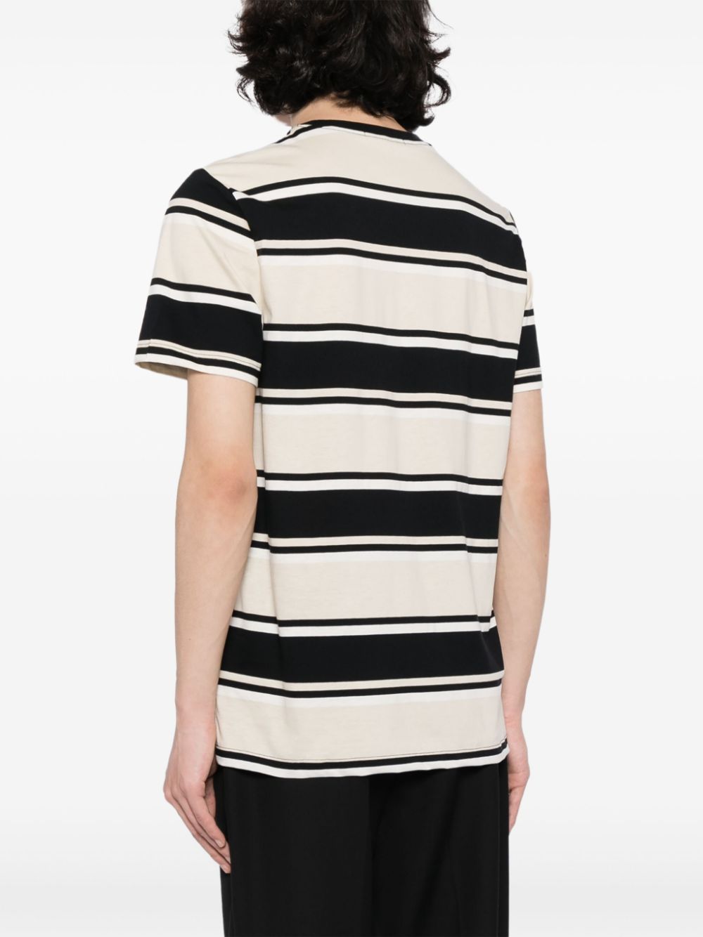 T-shirt en coton rayé