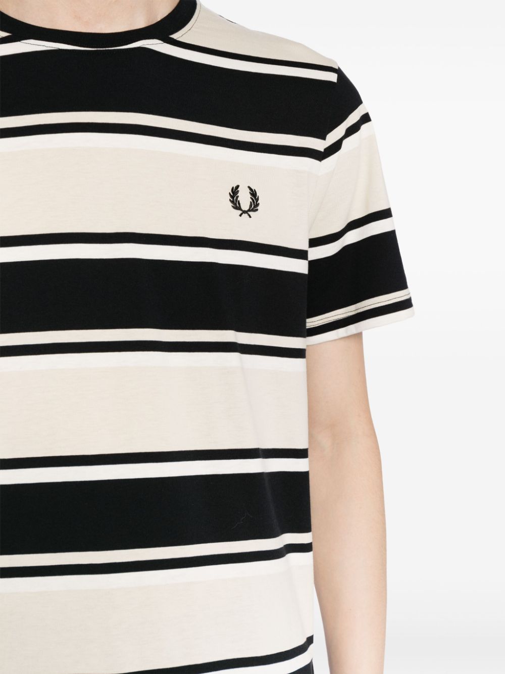 T-shirt en coton rayé