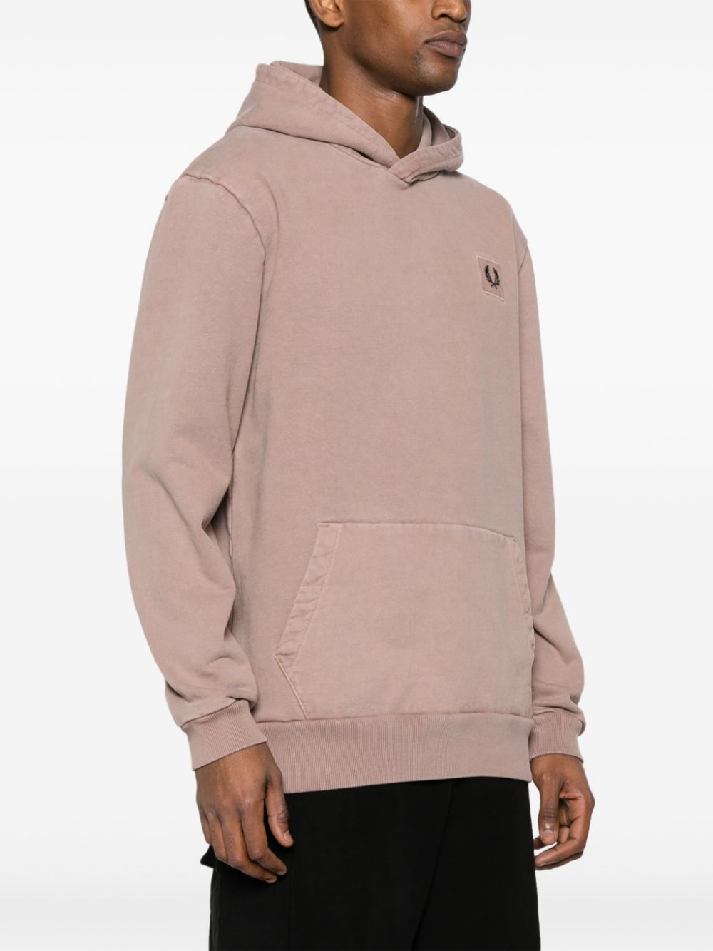 Sweat à capuche avec logo appliqué